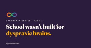 Dyspraxia at School, College and University