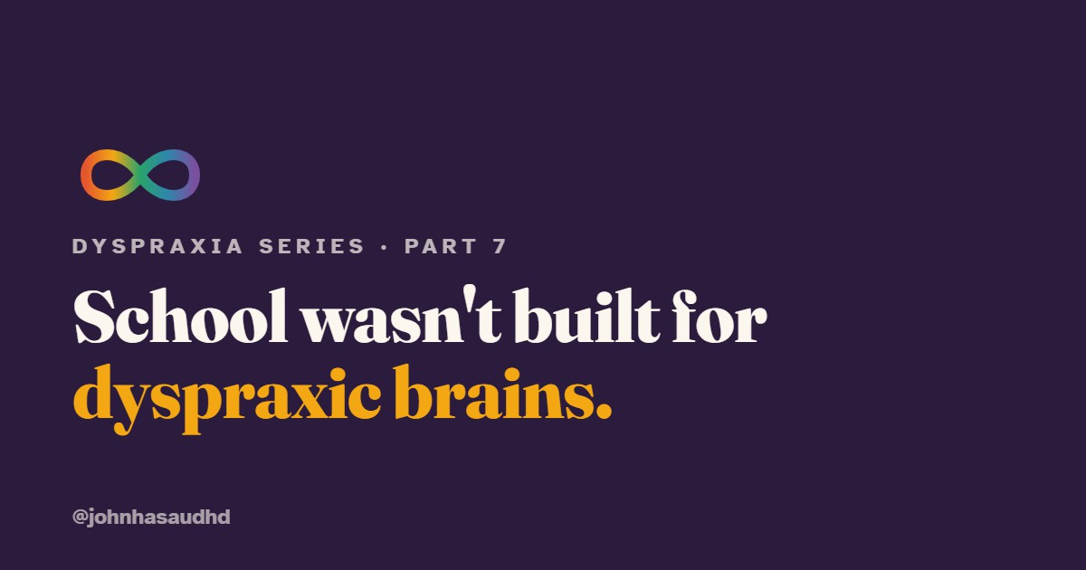 Dyspraxia at School, College and University