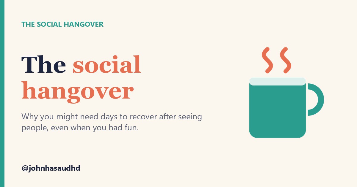 The social hangover: The social hangover